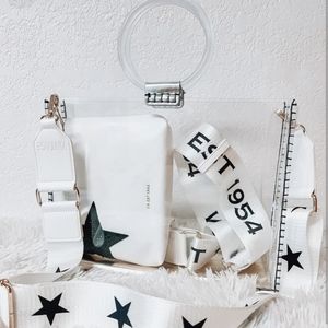 NWT Vintage Havana Molly clear handbag